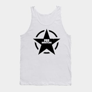 Pro Wrestling Military Star Tank Top